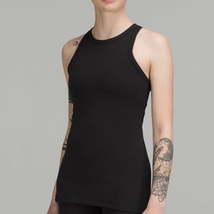 Lululemon align long tank color black size 6.